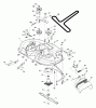 Husqvarna YTH 2242T (917.279181) - Yard Tractor (2006-05 & After) (Sears Craftsman) Ersatzteile Mower Deck