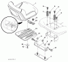Husqvarna YTH 22V46 (917.289630) - Yard Tractor (2010-05 & After) (Sears Craftsman) Ersatzteile Seat Assembly
