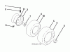 Husqvarna YTH 21K46 (96045002902) - Yard Tractor (2011-08 & After) Ersatzteile WHEELS TIRES