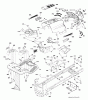 Husqvarna YTH 2348 (917.289570) - Yard Tractor (2010-04 & After) (Sears Craftsman) Ersatzteile Chassis