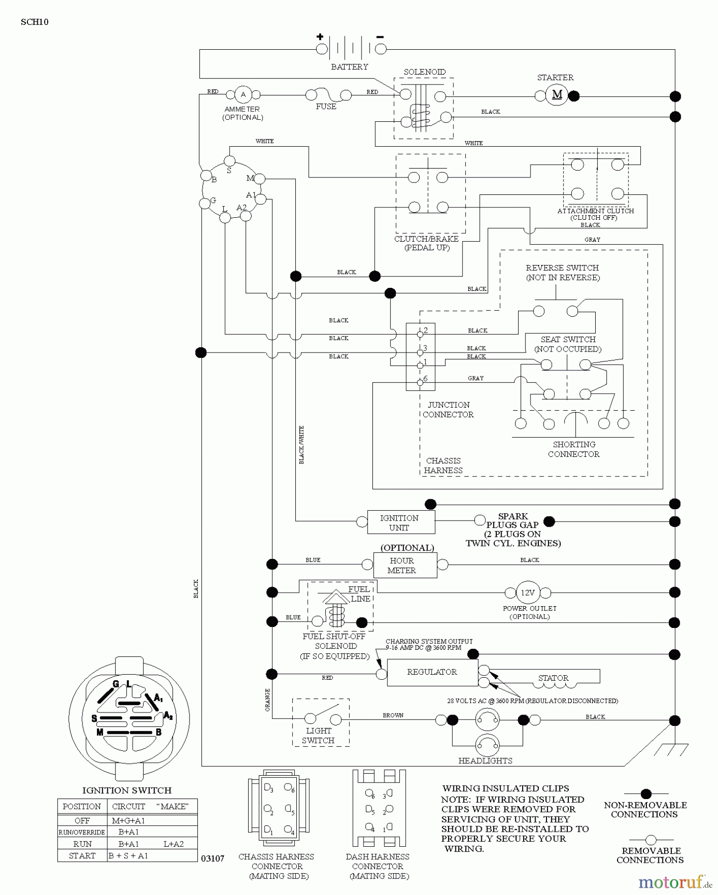 Husqvarna Rasen und Garten Traktoren YTH 20K46 (240464) - Husqvarna Yard Tractor (2012-11 & After) SCHEMATIC