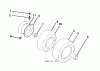 Husqvarna YTH 23V42 (96043014700) - Yard Tractor (2012-09 & After) Ersatzteile WHEELS TIRES