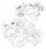 Husqvarna YTH 2454T (917.279220) - Yard Tractor (2006-05 & After) (Sears Craftsman) Ersatzteile Chassis