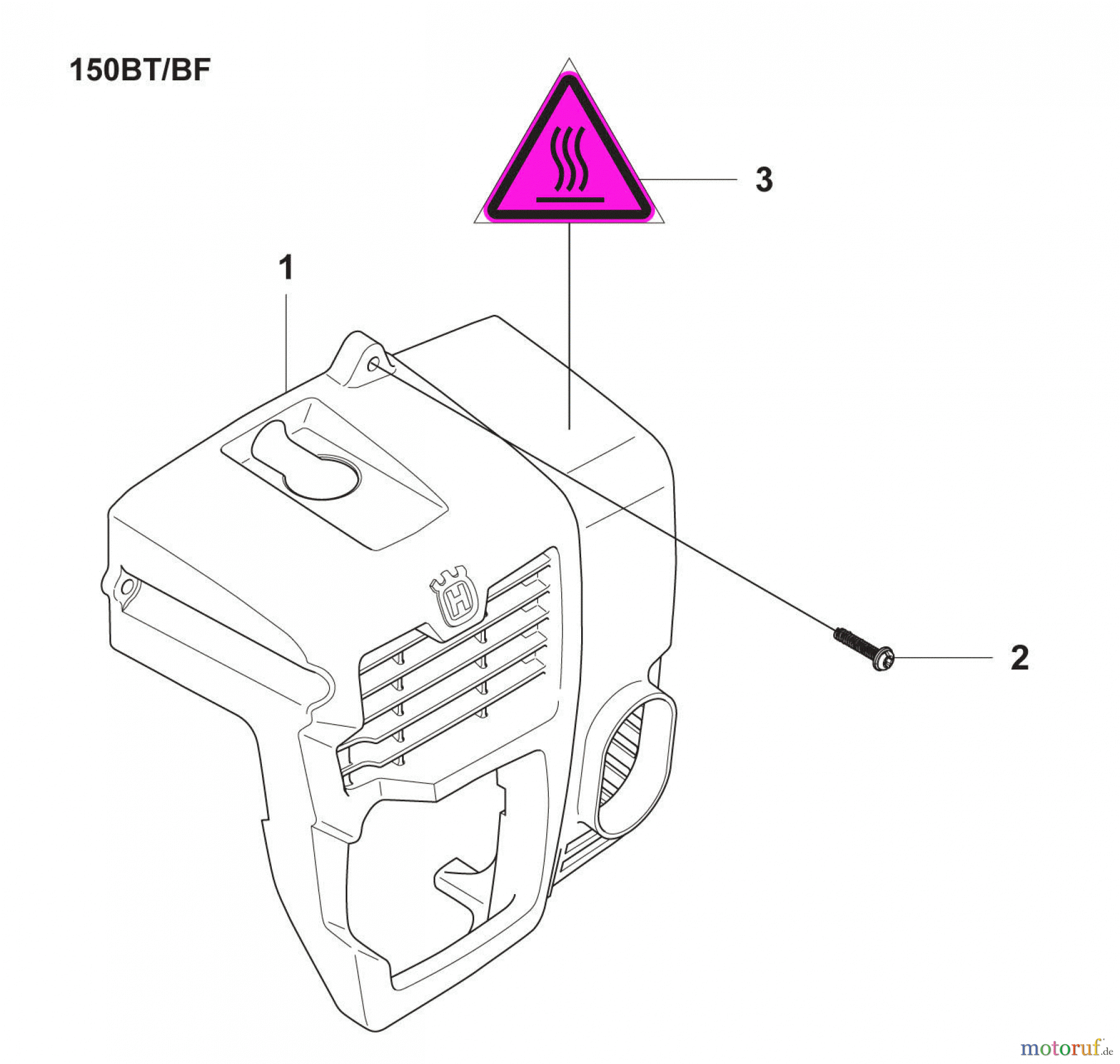 Husqvarna Bläser / Sauger / Häcksler / Mulchgeräte 150 BT - Husqvarna Backpack Blower (2008-10 & After) Cover
