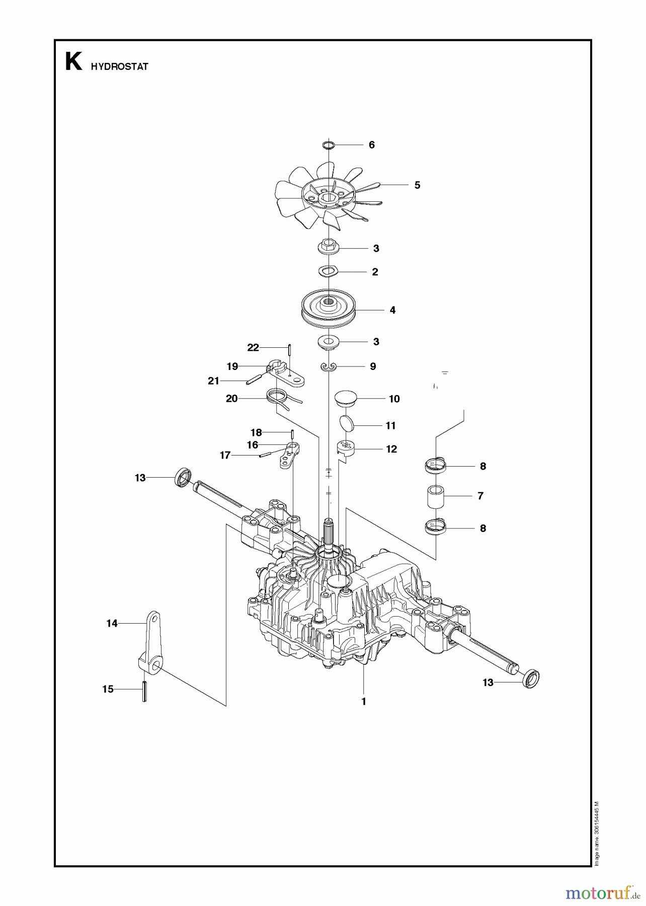 Husqvarna Reitermäher, Motor hinten Rider 220T (966785701) - Husqvarna Rear-Engine Rider (2012-03 & After) TRANSMISSION