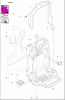 Husqvarna 150 BT - Backpack Blower (2008-10 & After) Ersatzteile Frame