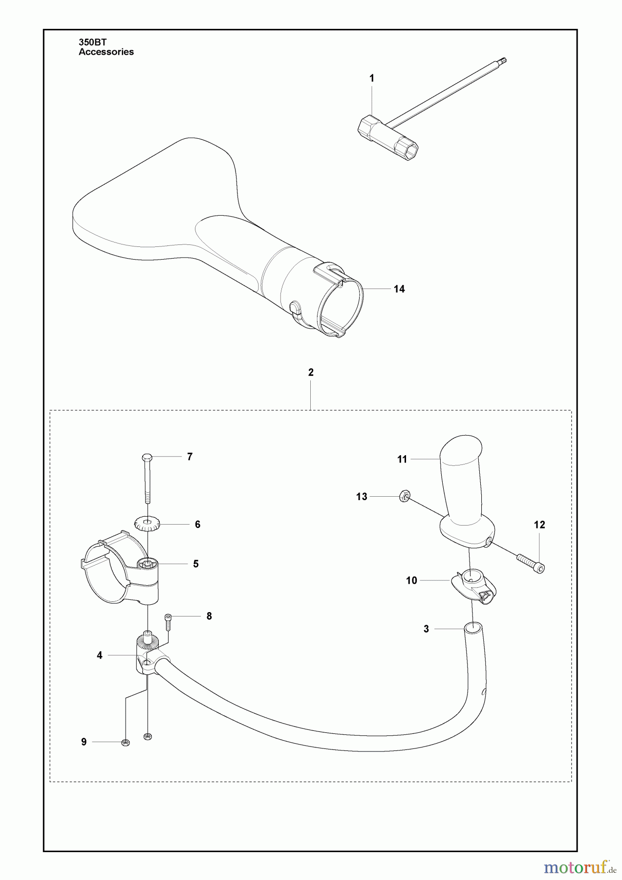 Husqvarna Bläser / Sauger / Häcksler / Mulchgeräte 150 BT - Husqvarna Backpack Blower (2009-10 & After) (Lowes) Accessories