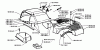 Husqvarna Rider 850 12 5K - Swedish Rider (1991-01 & After) Ersatzteile Engine Cover Complete