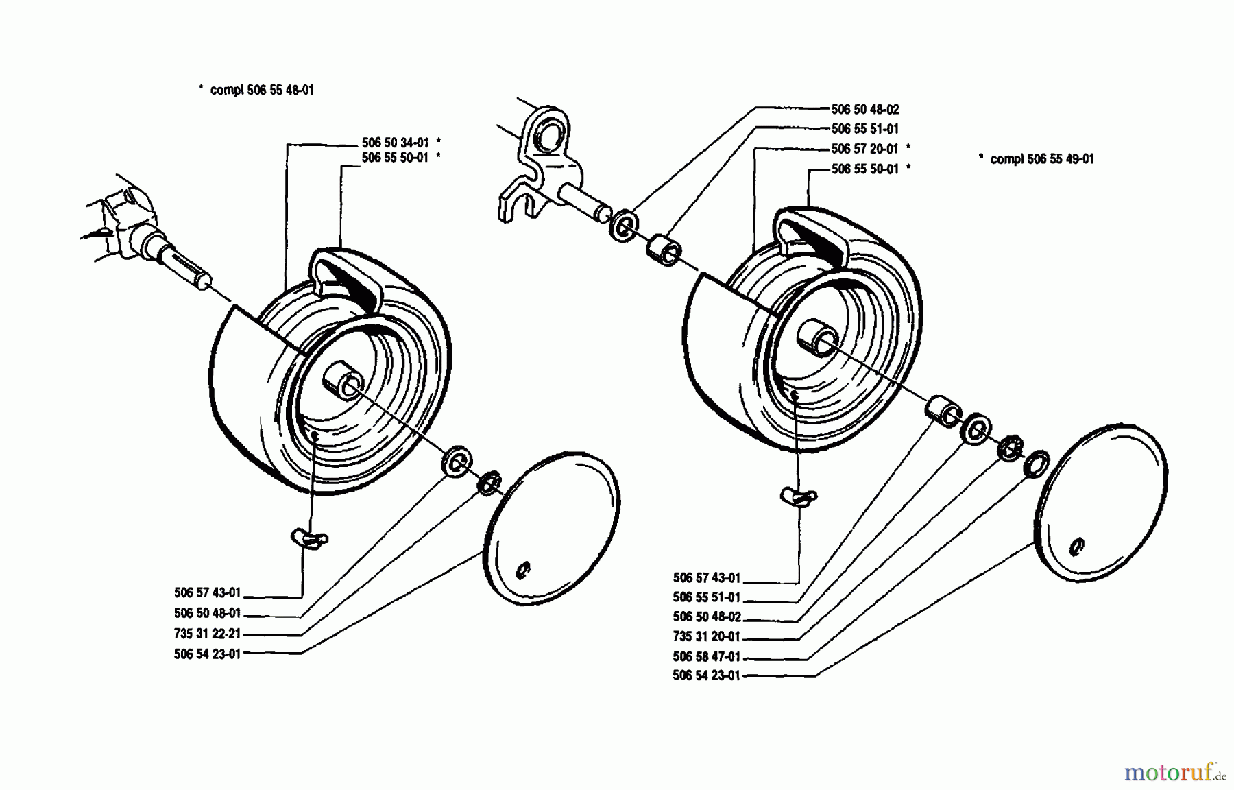 Husqvarna Reitermäher, Motor hinten Rider 850 8 - Husqvarna Swedish Rider (1989-02 to 1990-01) Wheel Assembly