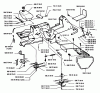 Husqvarna Rider 970 12 - Swedish Rider (1993-05 to 1994-02) Ersatzteile Pulley, Tank And Cover Assembly