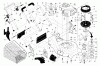 Husqvarna 5521 BBC (96145000201) - Walk-Behind Mower (2005-07 & After) Ersatzteile Handle & Deck Assembly