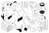 Husqvarna 5521 BBC (96145000202) - Walk-Behind Mower (2005-06 & After) Ersatzteile Handle & Deck Assembly
