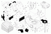 Husqvarna 5521 RS (96143000202) - Walk-Behind Mower (2005-05 & After) Ersatzteile Handle & Deck Assembly