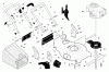 Husqvarna 5521 RS (96143000206) - Walk-Behind Mower (2007-02 & After) Ersatzteile Handle And Deck Assembly
