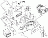 Husqvarna 5521 RSB (954223470) - Walk-Behind Mower (2004-07 & After) Ersatzteile Handle & Deck Assembly