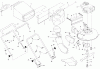 Husqvarna 55C21 HVA (954223890) - Walk-Behind Mower (2003-12 to 2003-12) Ersatzteile Handle & Grassbag Assembly