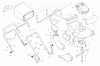 Husqvarna 55R21 HVB (954223210) - Walk-Behind Mower (2003-12 & After) Ersatzteile Handle & Grassbag Assembly