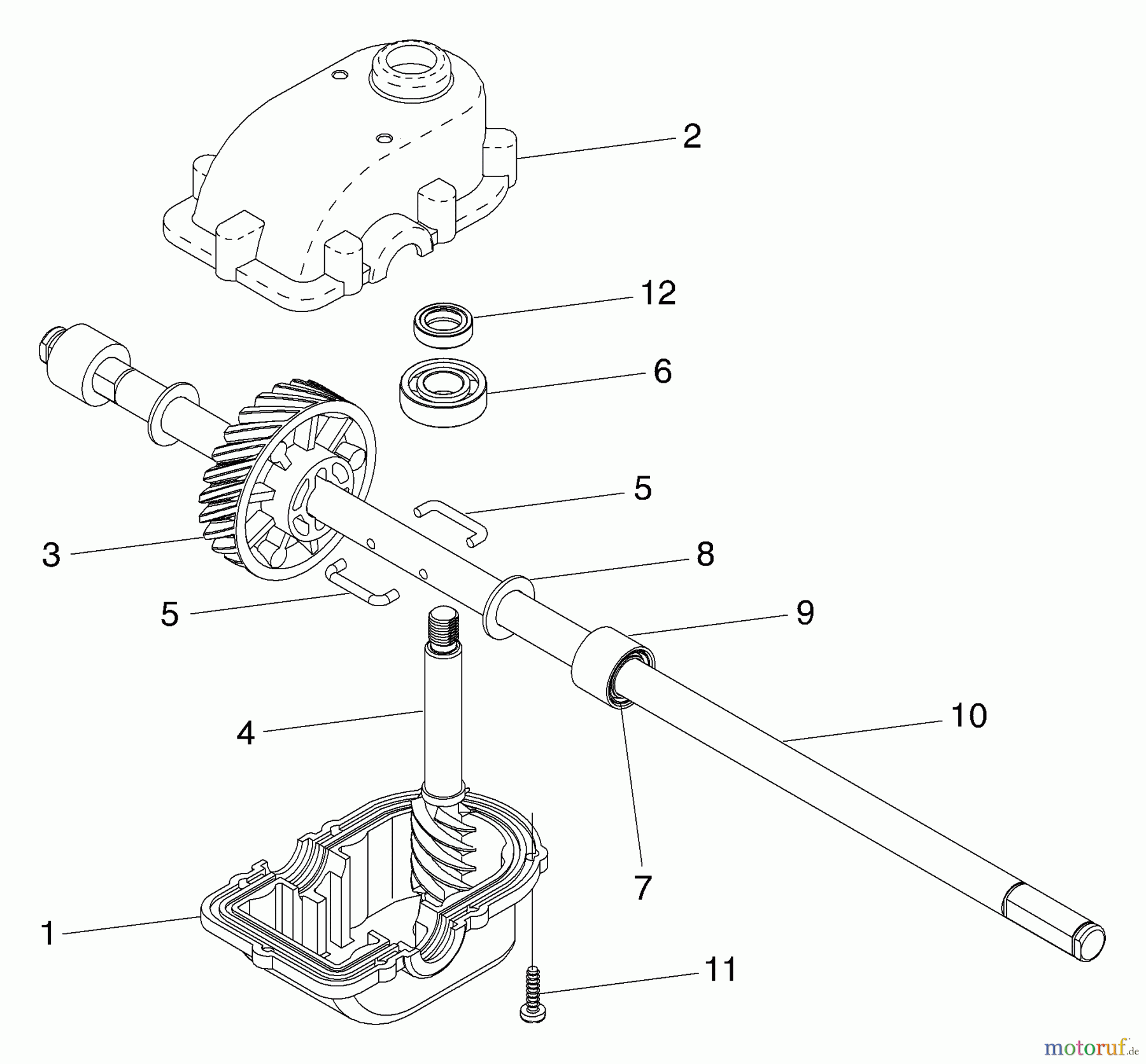 Husqvarna Rasenmäher 55R21 HVD (954223210) - Husqvarna Walk-Behind Mower (2004-01 & After) Gear Case Assembly 532188294