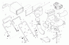 Husqvarna 55R21 HVD (954223210) - Walk-Behind Mower (2004-01 & After) Ersatzteile Handle & Bag Assembly
