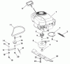 Husqvarna 580 BBC (601100025) - Walk-Behind Mower (2000-11 to 2001-05) Ersatzteile Engine - BBC