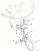 Husqvarna 580 RSW (601100022) - Walk-Behind Mower (2000-03 to 2000-10) Ersatzteile Swivel Wheels And Brackets