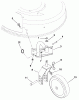 Husqvarna 580 RSW (601100022) - Walk-Behind Mower (2000-11 to 2001-05) Ersatzteile Swivel Wheels And Brackets