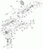 Husqvarna 580 R (601100024) - Walk-Behind Mower (2000-11 to 2001-05) Ersatzteile Friction Wheel And Adjusters