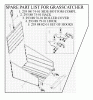 Husqvarna 64 Novocut - Reel Mower (1999-01 & After) Ersatzteile Spare Parts For Grass Catcher