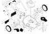 Husqvarna 65021 CHV (96143001903) - Walk-Behind Mower (2007-08 & After) Ersatzteile Repair Parts "A"