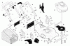 Husqvarna 6521 RS (961450005-00) - Walk-Behind Mower (2007-03 to 2007-08) Ersatzteile Handle And Deck Assembly