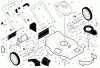 Husqvarna 6522 SH (96143000904) - Walk-Behind Mower (2006-08 & After) Ersatzteile Handle & Deck Assembly