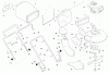 Husqvarna 65RSW21 HVB (65C21HVB) (917.374781) - Walk-Behind Mower (2003-10 & After) (Sears Craftsman) Ersatzteile Handle & Deck Assembly
