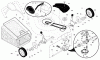 Husqvarna 67521 ES (96143003100) - Walk-Behind Mower (2008-01 & After) Ersatzteile Walk Mower 67521 ES Repair Parts "B"