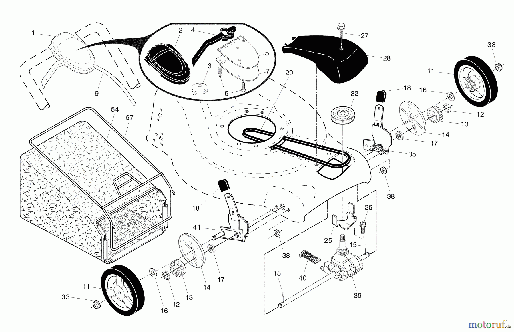 Husqvarna Rasenmäher 7021 F (96143004200) - Husqvarna Walk-Behind Mower (2009-01 & After) Repair Parts #2