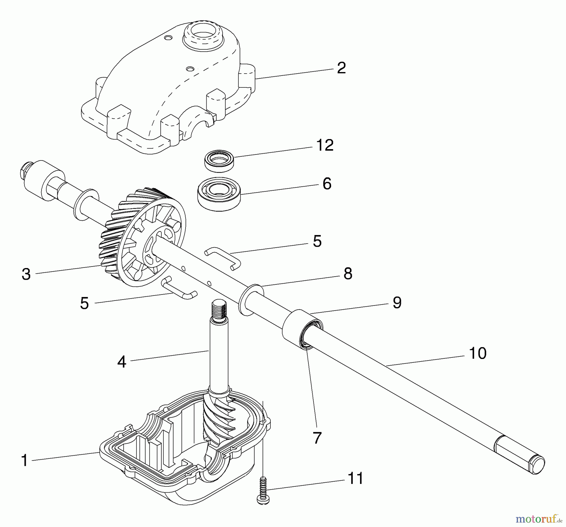 Husqvarna Rasenmäher 70R21 HV (96143001400) - Husqvarna Walk-Behind Mower (2006-05 & After) Gear Case Assembly - PN 532188294