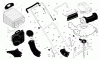 Husqvarna 70R21 HV (96143001400) - Walk-Behind Mower (2006-05 & After) Ersatzteile Handle & Deck Assembly