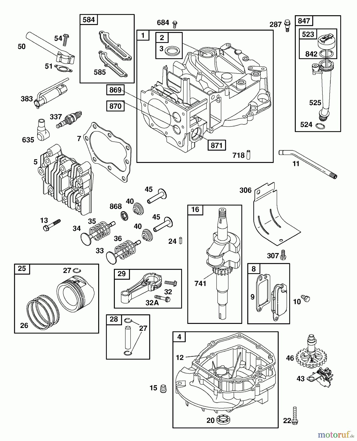 Husqvarna Rasenmäher 917.375810 - Husqvarna Walk-Behind Mower (2006-05 & After) (Sears Craftsman) Briggs & Stratton 4-Cycle Engine (Part 1)