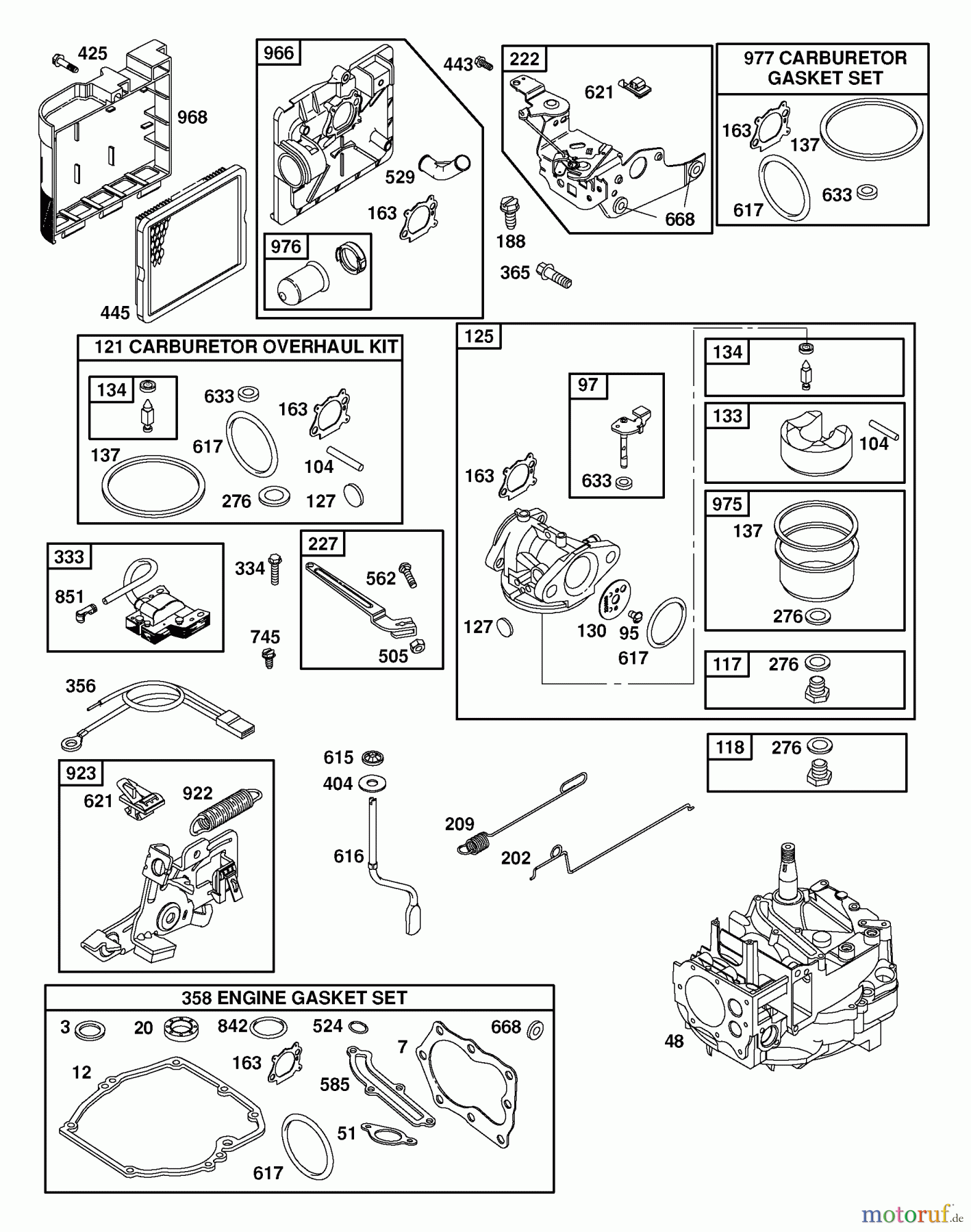 Husqvarna Rasenmäher 917.375820 - Husqvarna Walk-Behind Mower (2006-01 & After) (Sears Craftsman) Briggs & Stratton 4-Cycle Engine (Part 2)