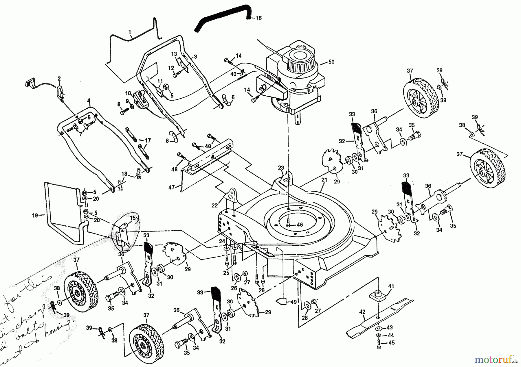 Husqvarna Rasenmäher 954014314 - Husqvarna 350 Rotary 20