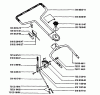 Husqvarna Master Pro 4 T - Walk-Behind Mower (1990-01 & After) Ersatzteile Handle Assembly