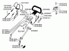 Husqvarna Royal 19 S - Walk-Behind Mower (1988-05 to 1988-12) Ersatzteile Handle Assembly