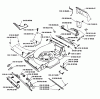 Husqvarna Royal 19 S - Walk-Behind Mower (1989-01 & After) Ersatzteile Frame Assembly