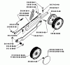 Husqvarna Royal 19 S - Walk-Behind Mower (1989-01 & After) Ersatzteile Wheel Assembly