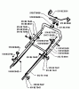 Husqvarna Royal 43 S - Walk-Behind Mower (1995-08 to 1997-03) Ersatzteile Handle Assembly