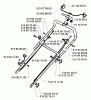 Husqvarna Royal 43 S - Walk-Behind Mower (1997-04 & After) Ersatzteile Handle Assembly