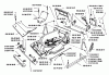 Husqvarna Royal 48 - Walk-Behind Mower (1993-05 & After) Ersatzteile Frame Assembly
