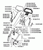 Husqvarna Royal 48 - Walk-Behind Mower (1993-05 & After) Ersatzteile Handle Assembly