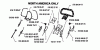 Husqvarna Royal 48 - Walk-Behind Mower (1993-05 & After) Ersatzteile Handle Assembly (North American)