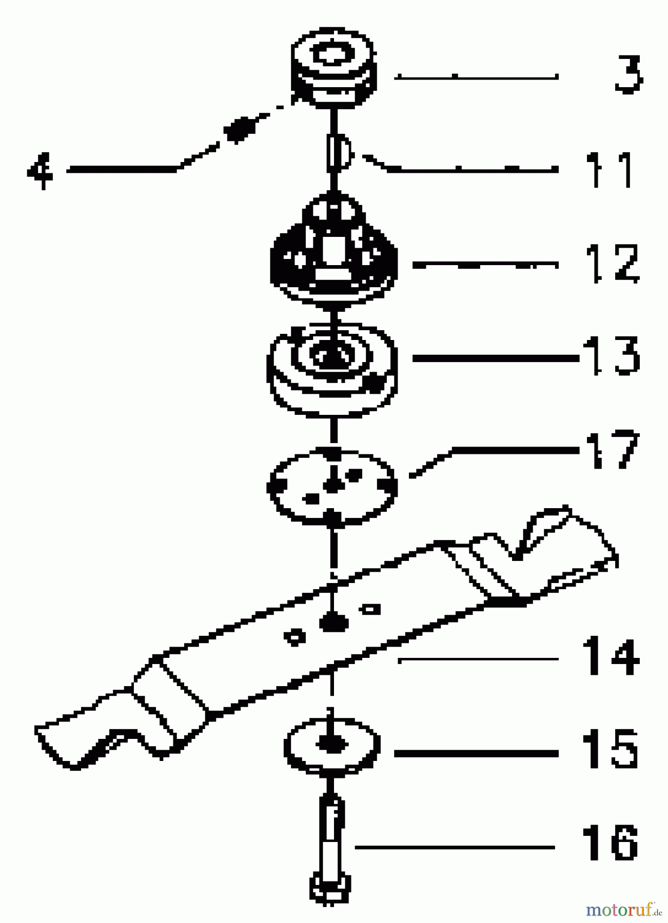 Husqvarna Rasenmäher Royal 53 S - Husqvarna Walk-Behind Mower (1995-02 & After) Blade Assembly