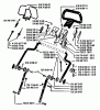 Husqvarna Royal 53 SE - Walk-Behind Mower (1990-06 to 1992-04) Ersatzteile Handle Assembly
